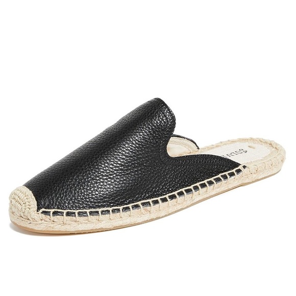 soludos tumbled leather mule